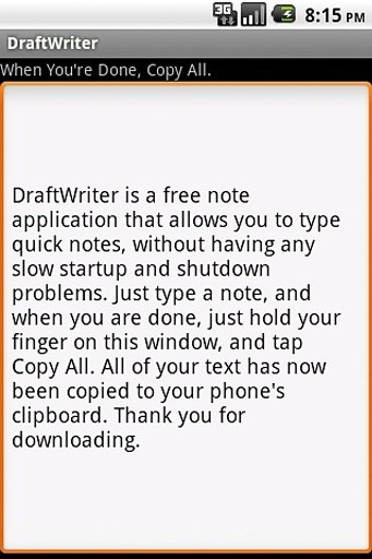 DraftWriter - Quick Notes截图3