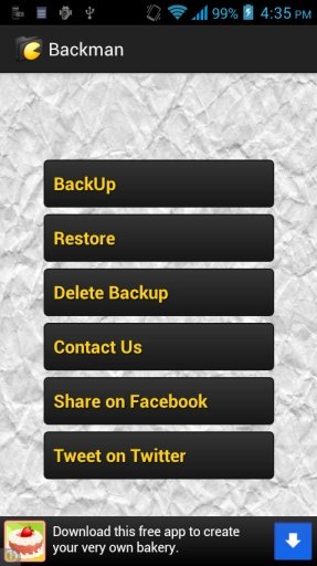 Backman - The Backup Manager截图1