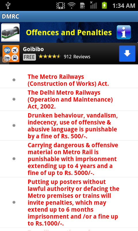 Delhi Metro Guide截图7