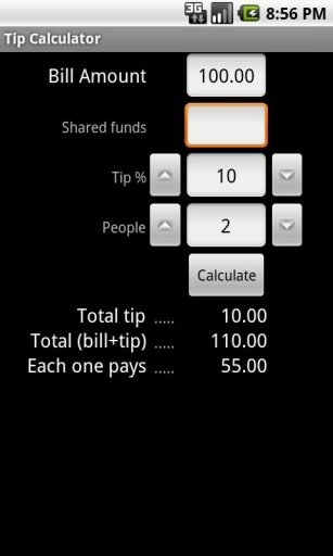 Tip &amp; Split Calculator截图1