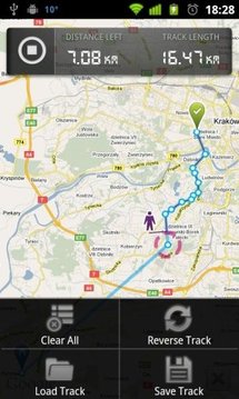 dTracker GPS route tracking截图