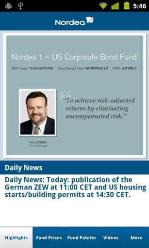 Nordea 1 Fund App截图2