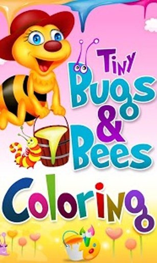 Tiny Bugs &amp; Bees Coloring截图1