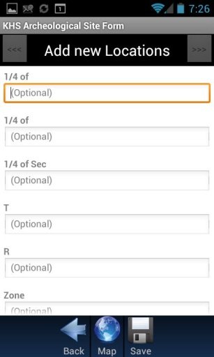 KHS Archeological Site Form截图2