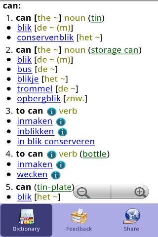 Translator Dictionary - Free截图3