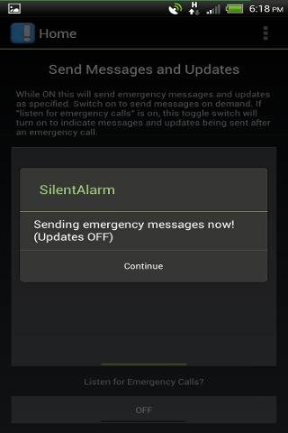 Silent Alarm Panic Butto...截图2