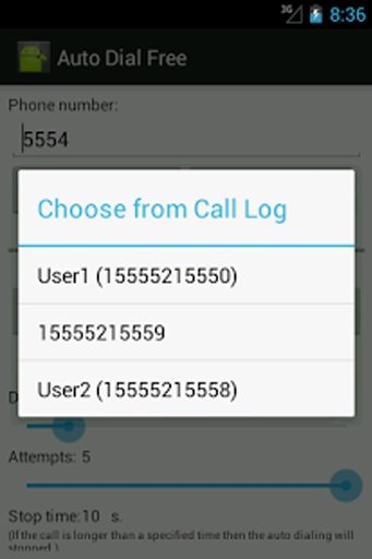 Auto Dial Free截图9