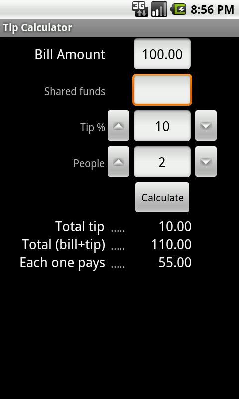 Tip &amp; Split Calculator截图4