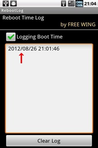 RebootLog Reboot log date time截图2