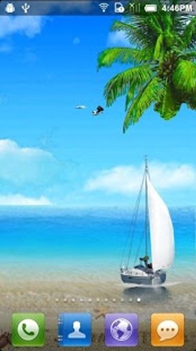 Beautiful Blue Sea Sky 3D截图8