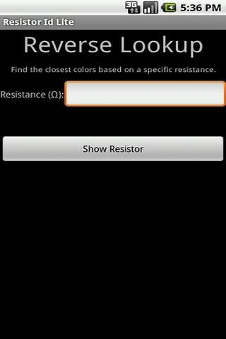 Resistor ID Lite截图3