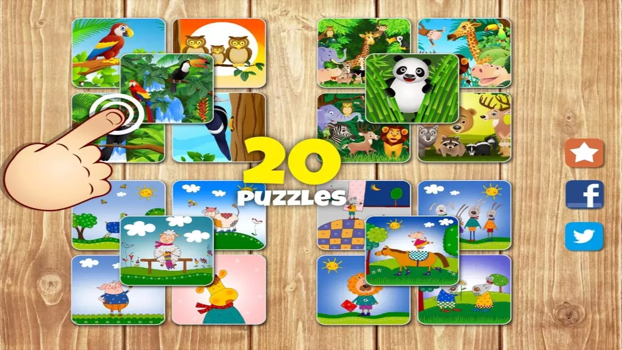 Animal Adventures Kids Puzzles截图8