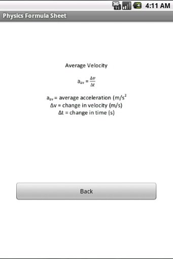 Free Physics Formula Sheet截图3