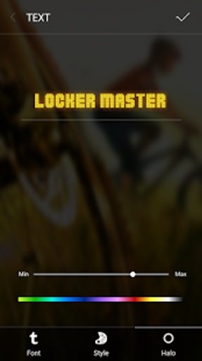 Font style 7 For Locker Master截图1