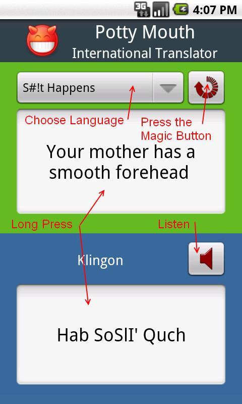 Potty Mouth Intl Translator截图3