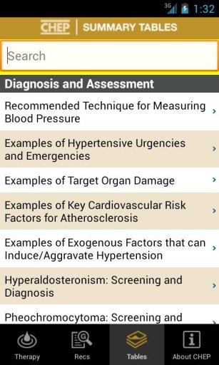 CHEP Canadian Hypertension Rec截图2