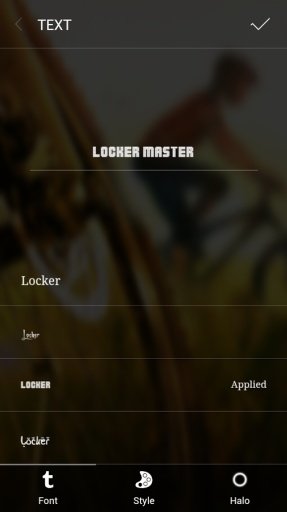 Font style 7 For Locker Master截图2