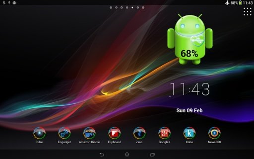 Android Battery Widget截图1