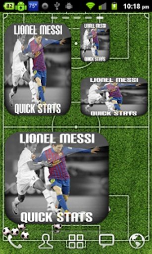 Lionel Messi FIFA Widget截图1