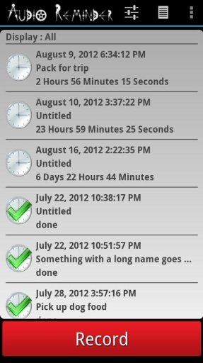 Audio Reminder截图11