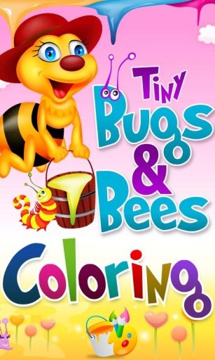 Tiny Bugs &amp; Bees Coloring截图5