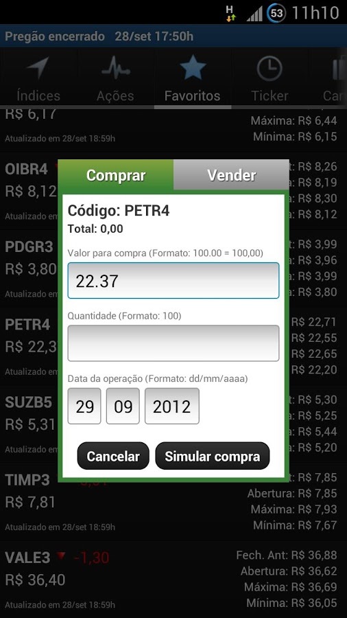 Bolsa de Valores App (Free)截图4