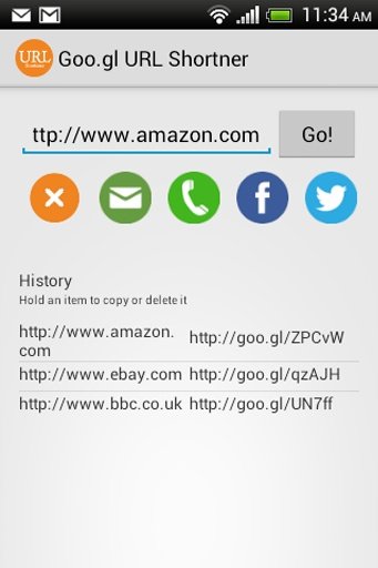 Goo.gl URL Shortener +截图2