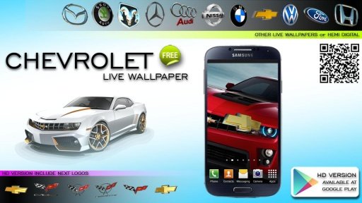 3D CHEVROLET Logo LWP截图2