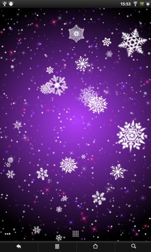 Snowflakes wallpaper截图1