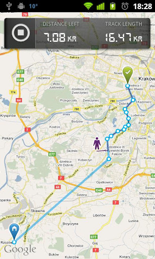 dTracker GPS route tracking截图1