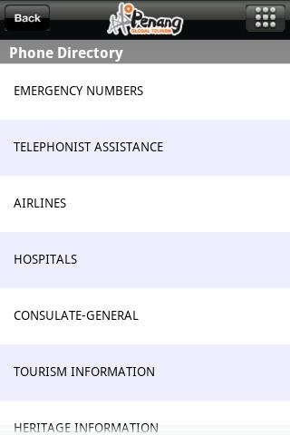 Penang Tourist Info截图5