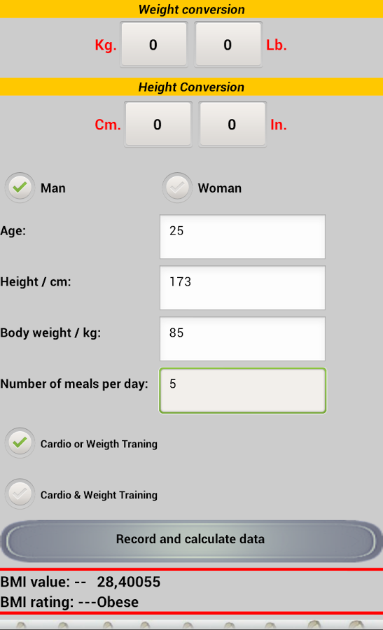 BMI Pro截图2