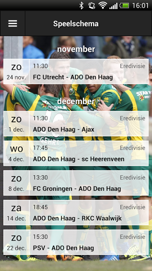 ADO Den Haag Fancal截图1