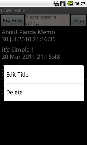 Panda Memo截图3