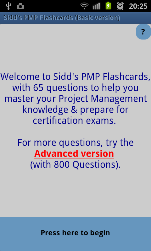 Sidd's PMP Flashcards Basic截图3