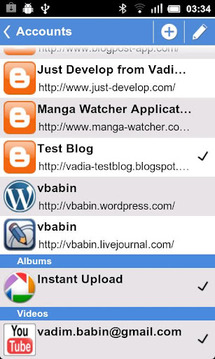 BlogPost (Blogger Client)截图