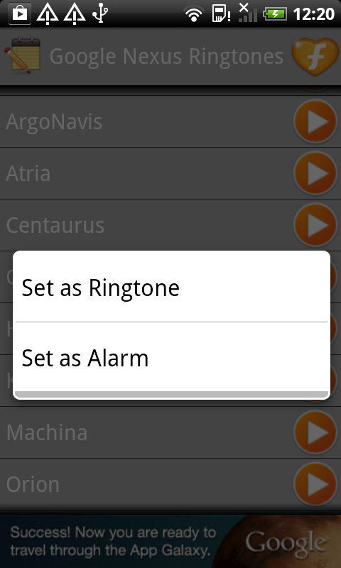 Google Nexus Ringtones截图2
