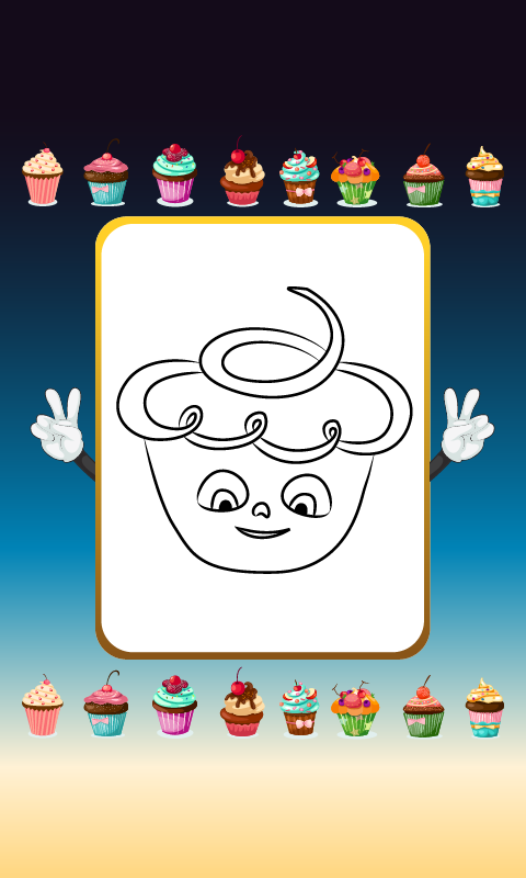 Cupcake Maker Coloring截图2