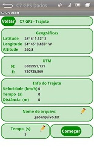 C7 GPS Dados截图5