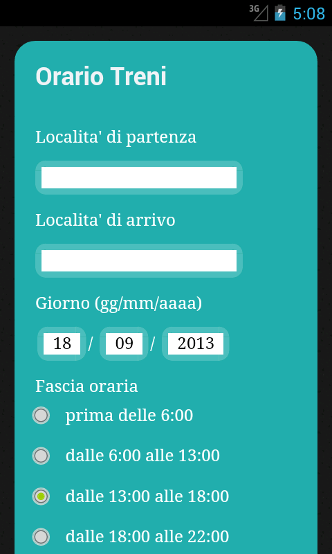 Orari Treni Italia - Gratis截图1