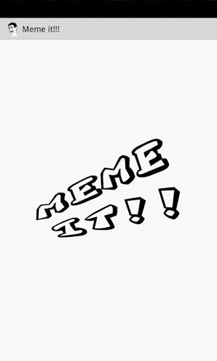 Meme it!!截图1