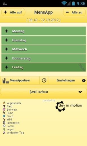 MensApp - Mensa Trier截图5