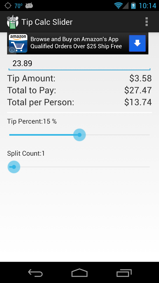 Tip Calc Slider截图2