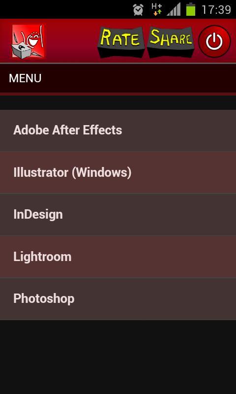 Adobe & Photoshop Shortc...截图5