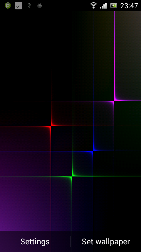 Nexus Neon Grid HD LWP截图4