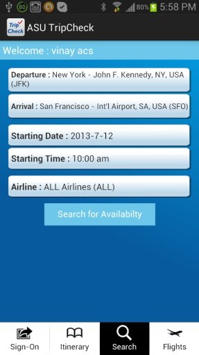 ASU TripCheck截图8
