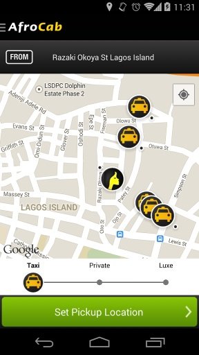 AfroCab - Taxi App for Africa截图4