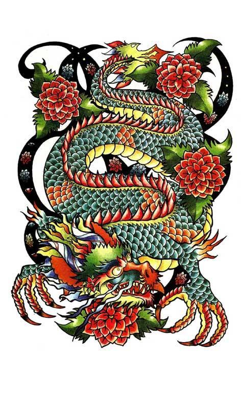 Dragon Tattoo Designs Set 1截图5