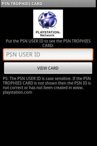 PSN TROPHY CARD截图2