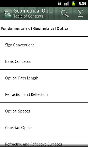 SPIE Geometrical Optics Lite截图2